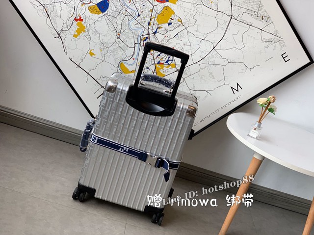 Fendi x rimowa聯名拉杆箱 滿箱雙F圖案男女款行李箱 全鋁鎂合金 gdx1039